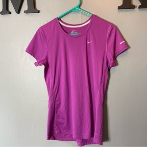 Nike Women's Purple Dri-FIT Top size medium